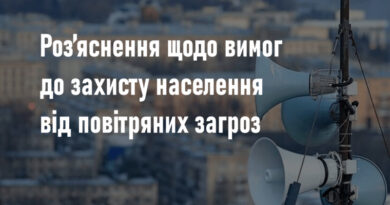Роз’яснення щодо вимог до захисту населення від повітряних загроз Роз’яснення щодо вимог до захисту населення від повітряних загроз