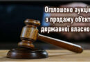 Оголошено аукціон з продажу об’єктів державної власності Оголошено аукціон з продажу об’єктів державної власності